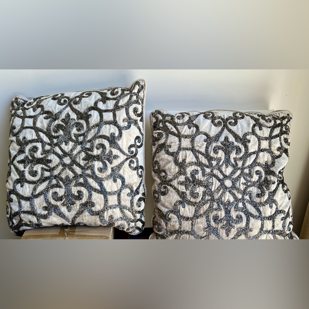 Beaded Pillows